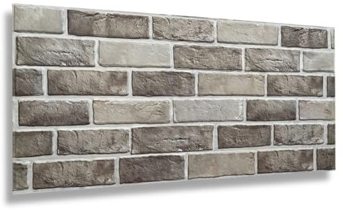EURODECO | Paneles de PVC 3D de 6 m², paneles de pared con aspecto de piedra, revestimiento de pared, paneles de techo, revestimiento de PVC, azulejos de tatuaje de pared de imitación CPVC11