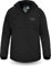 normani Wasserdichter Windbreaker mit Fleecefutter bis -20°C Winter-Anorak gefüttert für Damen und Herren von S-4XL - 11.000 mm Wassersäule Farbe Dunkelschwarz Größe L/52