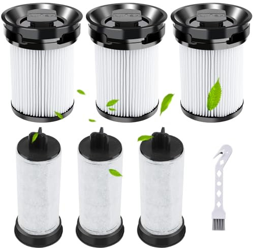 Scienraise 3er-Pack HX1-Ersatzfilter, kompatibel mit Miele TriFlex HX1, HX1 Pro, HX1 FSF and HX1 Cat & Dog den kabellosen Staubsaugern, Ersatzteil-Nr. 11289902