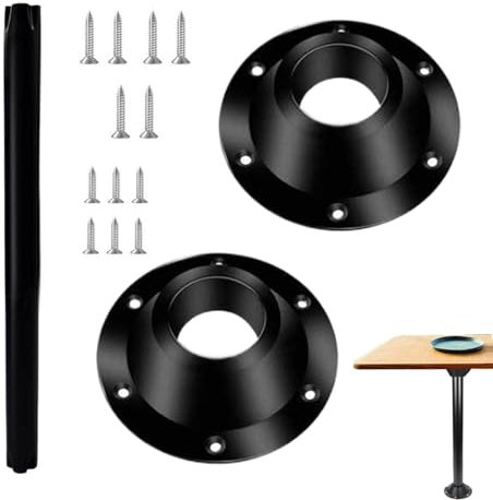 RV Tischhalterung aus Aluminium | Abnehmbare und stabile Tischbeine für Wohnmobile, verstärkte Basis für Tablets und Arbeitsplatten, ideal für Wohnwagen-Inneneinrichtungen