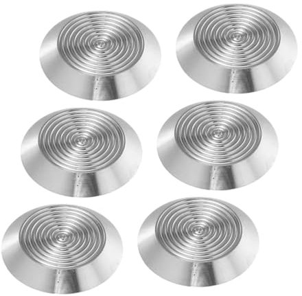 NUOBESTY 6 Pièces Clous En Acier Inoxydable Marqueurs Pour Aveugles Pour Trottoir Clou De Sécurité Pour Aéroport Et Espace Public Crampon Avertissement Podotactile