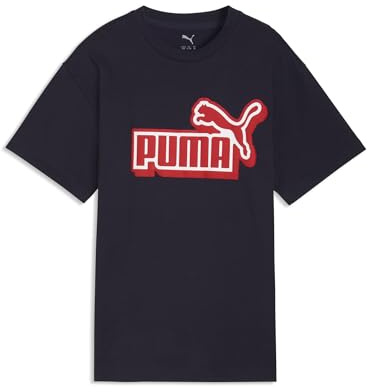 PUMA Jungen Essentials Logo Lab Relaxed Graphic T-Shirt