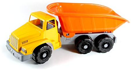 Simba 107137864 - LKW-Kipper Gigante, 100kg Tragkraft, Länge 75cm, Sandkasten, Sandspielzeug
