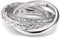 Esprit Damen-Ring round in round 22 Zirkonia farblos 925 SterlingSilber