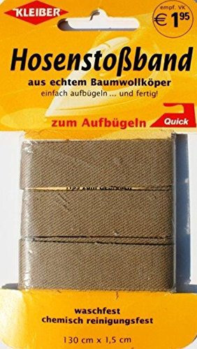 Kleiber Unterziehband für Hosen, Beige, 100% Baumwolle, 121 x 182 x 0.64 cm