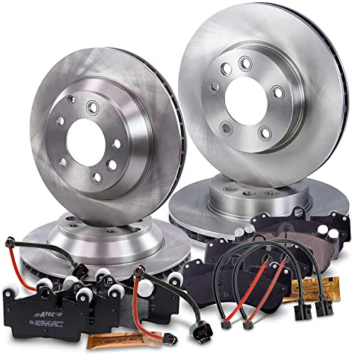 BESTPRICE Bremsenset inkl. Bremsscheiben vorne Ø 330 mm Belüftet + hinten Ø 330 mm Belüftet + Bremsbeläge vorne und hinten Kompatibel mit PORSCHE CAYENNE (9PA), VW TOUAREG (7LA, 7L6, 7L7)