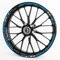 Felgenrandaufkleber RS - Komplettset für 15 16 17 18 19 - Farbe & Design wählbar - Hellblau, Design 3