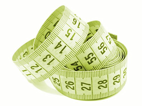 20 Maßbänder gelb 150cm inkl. Aufbewahrungsdose, Schneidermaßband, Bandmaß
