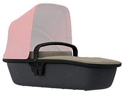 Quinny Lux Kinderwagenaufsatz, passend für Buggy Zapp Flex und Zapp Flex Plus, ultraleichte Babywanne, robust und atmungsaktiv, innovatives Design, nutzbar ab der Geburt bis 6 Monate, sand on graphite