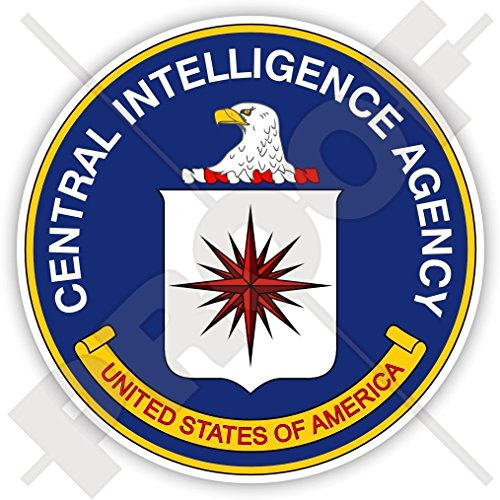 Vinyl-Aufkleber, Motiv: US Central Intelligence Agency Seal CIA, USA, Amerika, 90 mm