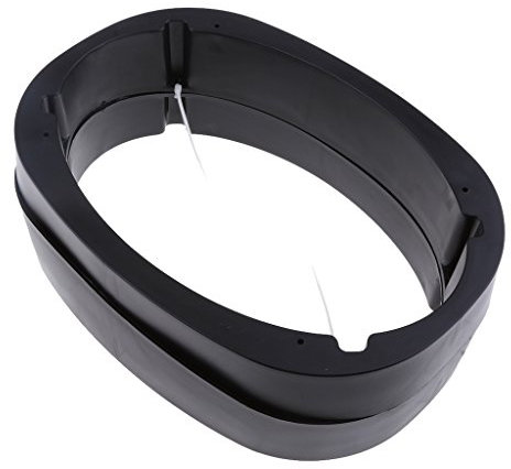 D DOLITY 2 pcs 6x9 Pulgadas Altavoz de Audio Estéreo Espaciador Adaptador de Plástico Universal - Plano Inclinado