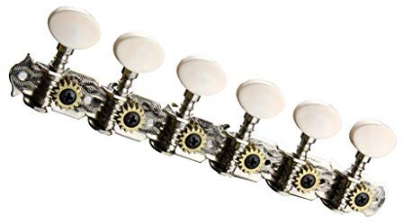 B Baosity Clavijas De Afinación De Guitarra Acústica Vintage De 12 Cuerdas Clavijeros Claves De Afinación Sintonizadores 6R Metal