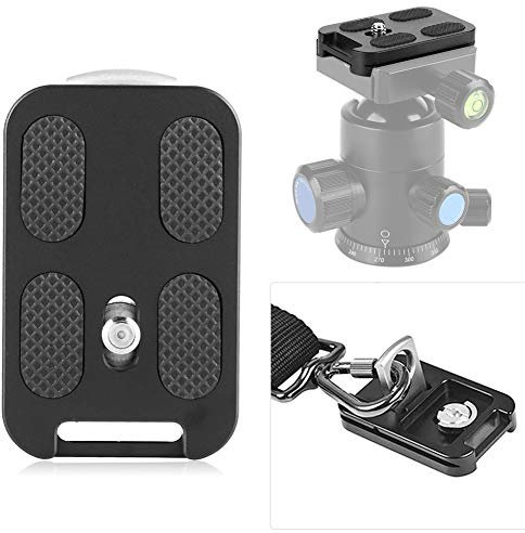 Quick Release Camera Tray, QR-60 Quick Release Plate with 1/4 Inch Screw Attachment for Arca-Swiss Ball Head Gimbal Accessories