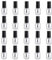 Lurrose Nail Accessories 20pcs Empty Nail Polish Bottles Glass Nail Polish Applicators Container with Brush Cap for Nail Salon Art 5ML (Transparent) Glass Containers