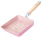 CenYC Pink Square Non-Stick Egg Omelette Pan, 7.1 x 1.4 Inch, Non-Stick, Heat Insulated Handle, Aluminum Alloy, 3L Capacity