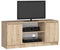 AKORD | Mobile per TV in Legno K 120 | Mobiletto Porta Televisione Soggiorno | un ripiano aperto | 2 Ripiani con Ante a Sinistra e a Destra | 55 x 120 x 40 cm | Peso 30kg | Colore Rovere di Sonoma