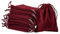 Tomedeks 20PCS Schmuckbeutel Samttasche Kordelzug Beutelbeute Stoffbeutel Stoffsäckchen Mit Zugband Säckchen Jutesäckchen Säckchen Zum Befüllen Baumwollsäckchen Stoffsäckchen 7 x 9 CM (Red)