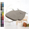 Kimgull 2er Set Stuhlkissen mit Bändern Bequeme Waschbare Rutschfestes Sitzkissen Ideal für zu Hause und Gartendekoration, viele Farben und Größen zur Auswahl (43x40x5CM Hellbraun)