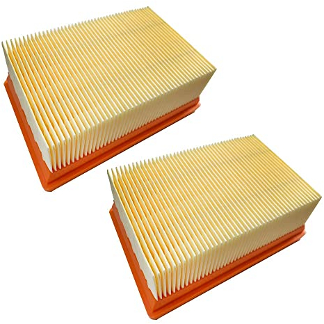 WANGCL Lot de 2 filtres de rechange pour aspirateur Karcher MV4 MV5 MV6 WD4 WD5 WD6 P PREMIUM WD5