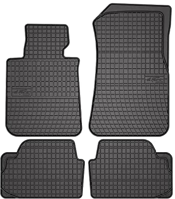 Fußmatten Automatten kompatibel mit BMW X1 E84 2009-2015 OMAC Antirutsch Gummimatten Schwarz