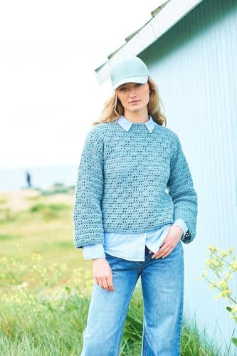 Stylecraft 9967 Adult DK Filet Jumper Crochet Pattern