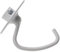 vhbw gancio compatibile con KitchenAid Artisan 5KSM125ECU, 5KSM125EER, 5KSM150PSE robot da cucina - Attacco, 14,5 x 12 cm, alluminio bianco