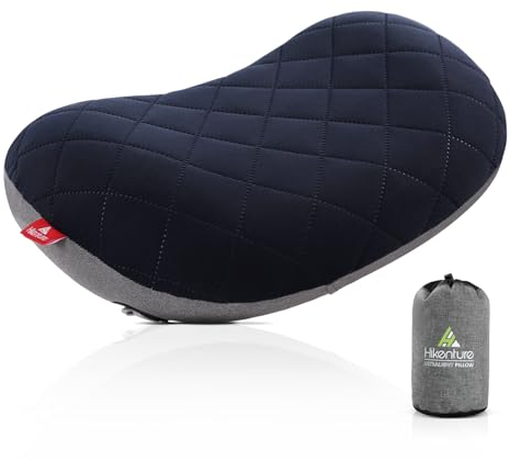 HIKENTURE Aufblasbares Kissen - Camping Kissen Aufblasbar - Kissen Camping Reisekssen Campingkissen Zum Schlafen - Camping Kopfkissen Aufblasbar - Aufblasbares Kopfkissen - Inflatable Pillow-A1