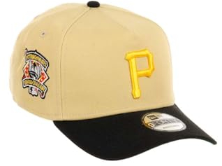 New Era Pittsburgh Pirates MLB All-Star Game 1994 Sidepatch Vegas Gold Black 9Forty A-Frame Snapback Cap - One-Size