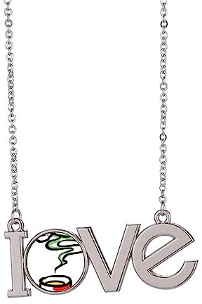 China Chinese Tea cup Traditional Pattern Love Necklace Pendant Charm Jewelry