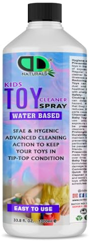 Toy Cleaner & Surface Antibacterial Spray, Sanitises and Cleanses Surfaces, Kills Bacteria and Germs, Mild Baby-Safe Formula (1000ml)