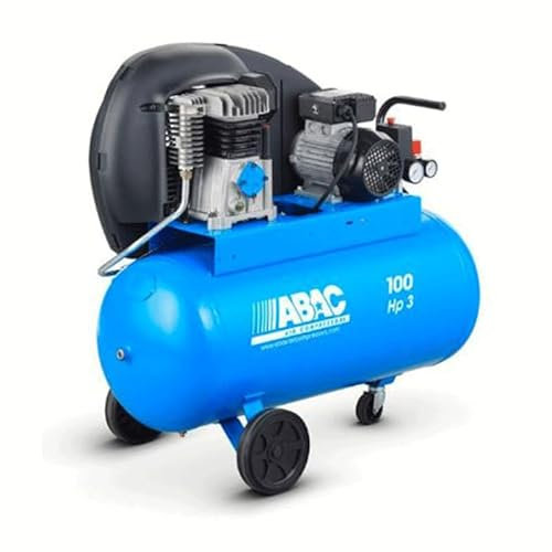 Compresseur d'air à piston marche lente 3 CV 100 L ABAC