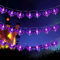 XVZ Halloween Lichterkette, 3m 20LED Halloween Fledermaus Lichterkette mit Timer, Halloween Deko & Herbst Deko Batteriebetrieben Lichterkette für Erntedankfest, Halloween - Lila Fledermaus