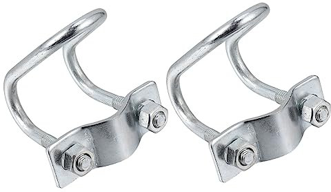 WOONEKY 2 Stück U-clip Kreuz Rohrschelle 1/2 Zoll Aus Robustem Material Poliert Für Schweinezucht Ausrüstung Sicher Und Komfortabel