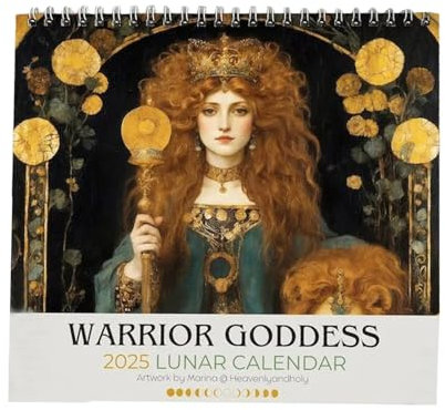 Goddess 2025 Moon Phase Calendar Wandplaner 2025 Mondphasen Monatskalender Mondphasenkalender 12 Monate Monatlicher Göttinnenkalender Gotischer Göttinnenkalender Monatsplaner Wanddekoration