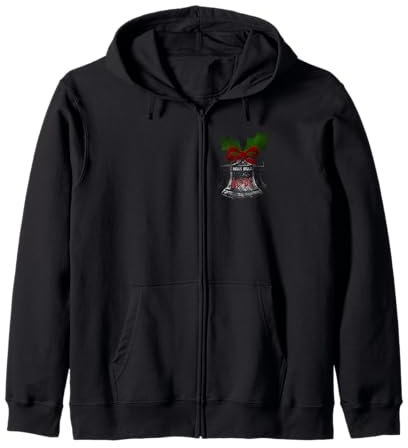 Offizielles AC/DC Hells Bells Weihnachten Merch für Fans Kapuzenjacke