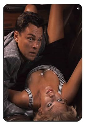 Filmposter The Wolf of Wall Street (8) Blechschild, Vintage, Metall, Pub, Club, Café, Bar, Zuhause, Wandkunst, Dekoration, Poster, Retro, 20 x 30 cm