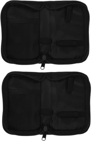 FRCOLOR 2stücke Medizinische Aufbewahrungstasche Für Blutzuckermessgeräte Tragbar Organizer Für Teststreifen Medikamente Und Zubehör Für Reisen Und Unterwegs