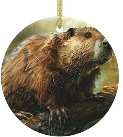 Biber Weihnachtsschmuck Baum Urlaub Dekor Hängende Outdoor Indoor Party Keramik Ornamente Kreativ