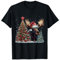 Schnee Elch Xmas Weihnachtsbaum Kinder Geschenk Elch T-Shirt, Unisex Kinder, Schwarz, S, Kurzarm, Klassisch, Weihnachtsdesign