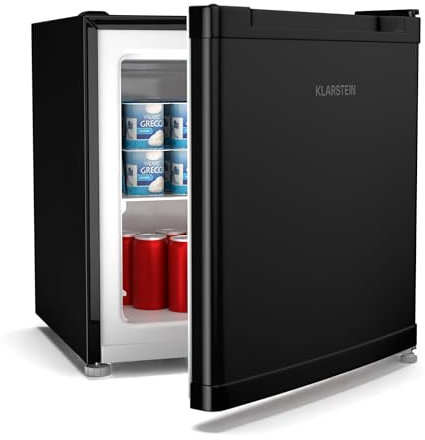 Klarstein Irene Mini-Gefrierschrank, 31L Kühl-/Gefrierkombination, Temperatur -24 °C bis 10 °C, Energieeffizienz C, Leise 38 dB, Kompaktes Design Für Kleine Räume, Mini-Tiefkühlschrank