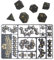 Zusammengebautes Würfelset Kartenset, Druckmaterialien Zum Zusammenbauen Der Würfel, Polyedrisches Würfelspielzeug Einschließlich D6, D12, D20, Zusammengebautes Würfelset, Geometrieunterricht