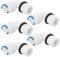 eMagTech Lot de 5 Raccords à Emboîtement Mâle 1/4 Vers Coude 90° 1/4 pour l'installation de Boîtiers de Filtre de Remplacement pour Systèmes de Filtration D'eau par Osmose Inverse