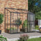 INNOLUX Gewächshaus Vitavia Ida 3300 Schwarz Polycarbonat 4 mm 132 x 257 H 222 cm