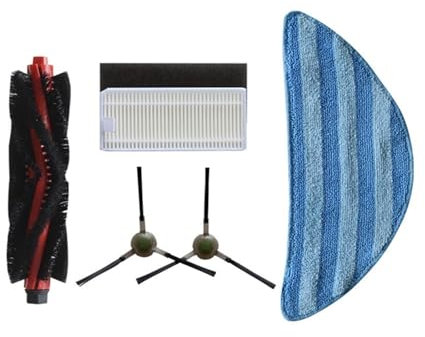 Vejvrczrm 1 Jeu de filtres à Brosse, compatibles avec Les aspirateurs Robots Lefant M210 Pro M1 M201/M501A/M571/T700