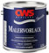 CWS Malervorlack weiss matt, 1L - Matter, aromatenfreier Schnellschleifgrund (Vorstrichfarbe) auf Alkydharz-Basis für Innen und Aussen.