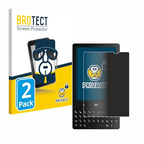 BROTECT Blickschutzfolie für The Minimal Company minimal phone | 2 Stück Anti-Spy Displayschutz Made in Germany Smartphones und Handys Privacy Screen Protector Blaulichtfilter Klare Folie