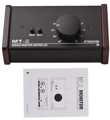 Mtlavistische aktive passive -Controller mit präziser Dämpfungsanpassung und einer Schlüsselstummschaltfunktion für die Studioüberwachung und DJ -Setup sind mit 2 XLR