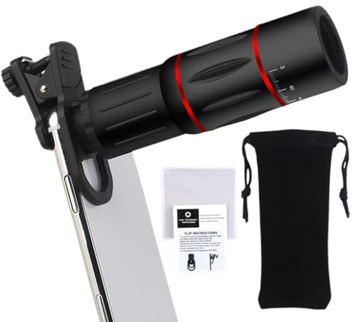 Lente de zoom para smartphone, potenciador de fotos inteligente, accesorio de cámara compacta, marco de conexión, paño de limpieza, bolsa de almacenamiento, ajuste óptico, herramienta de imagen móvil