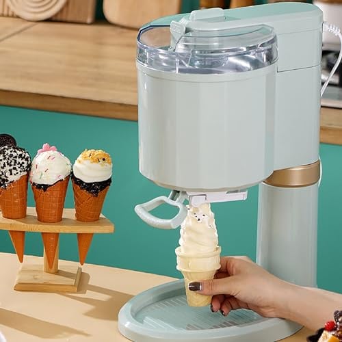 Household Ice Cream Machine,Soft Serve Maker for Home, Bar, Cafe - Mini Fruit Soft Ice Cream Machine,Ice Cream Machine