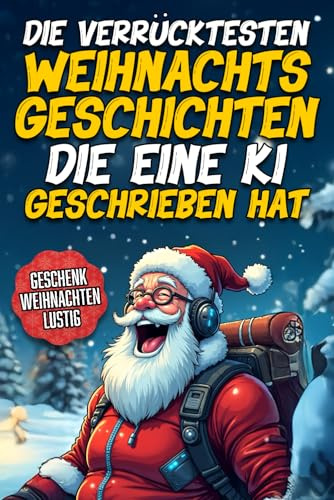 Die Verrücktesten Weihnachtsgeschichten, die eine KI geschrieben hat: Das lustige Weihnachtsgeschenk für Erwachsene – Witzige Geschichten, die Weihnachten auf den Kopf stellen